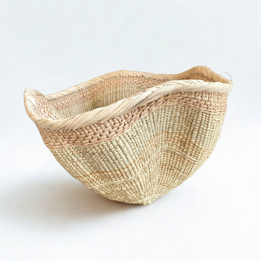 The Tonga Basket - Handwoven Palm Leaf